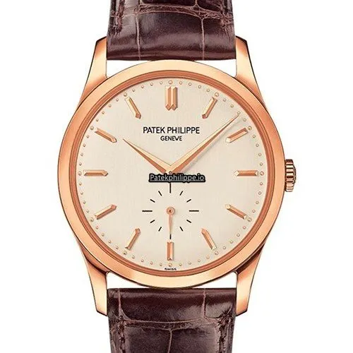 Patek Philippe Calatrava 5196r-001 37MM Rose Gold Case Manual Winding