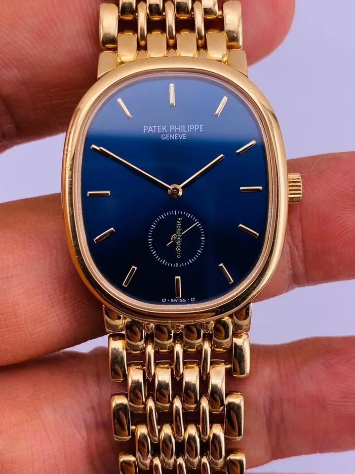Patek Philippe Golden Ellipse 3738j 28x34MM Yellow Gold Case Manual Winding