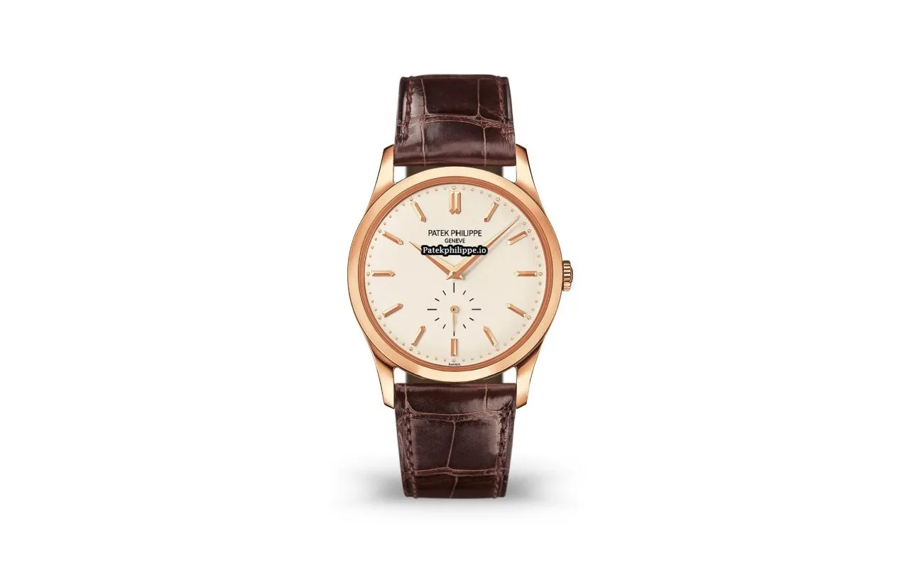 Patek Philippe Calatrava 5196r-001 37MM Rose Gold Case Manual Winding