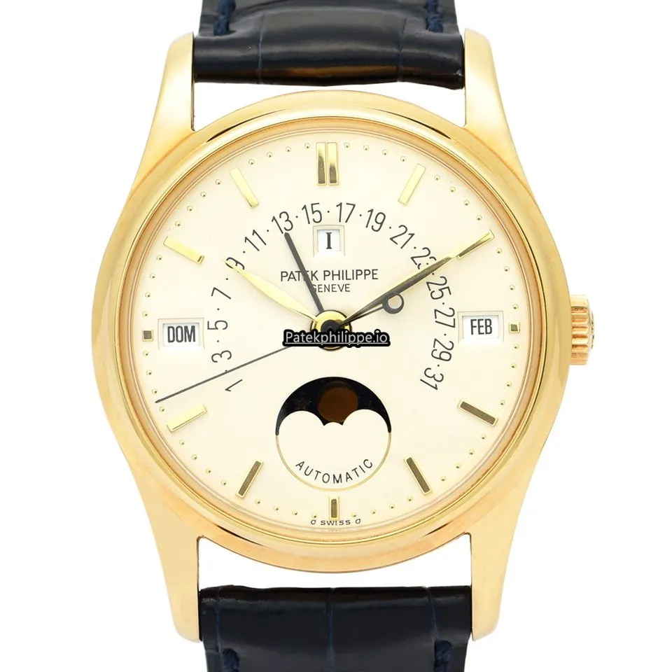Patek Philippe Perpetual Calendar 5050j 36MM Yellow Gold Case Automatic