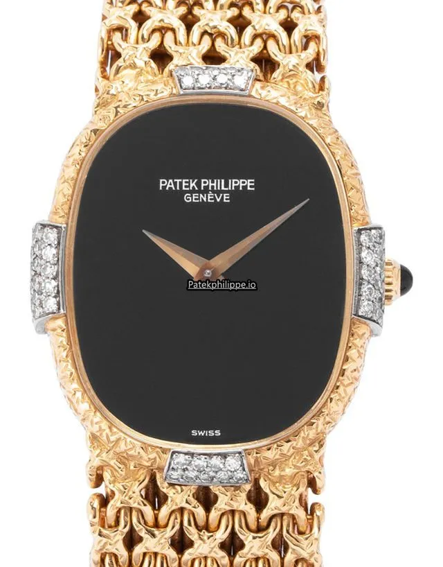Patek Philippe Golden Ellipse 3849 23MM Yellow Gold Case Manual Winding