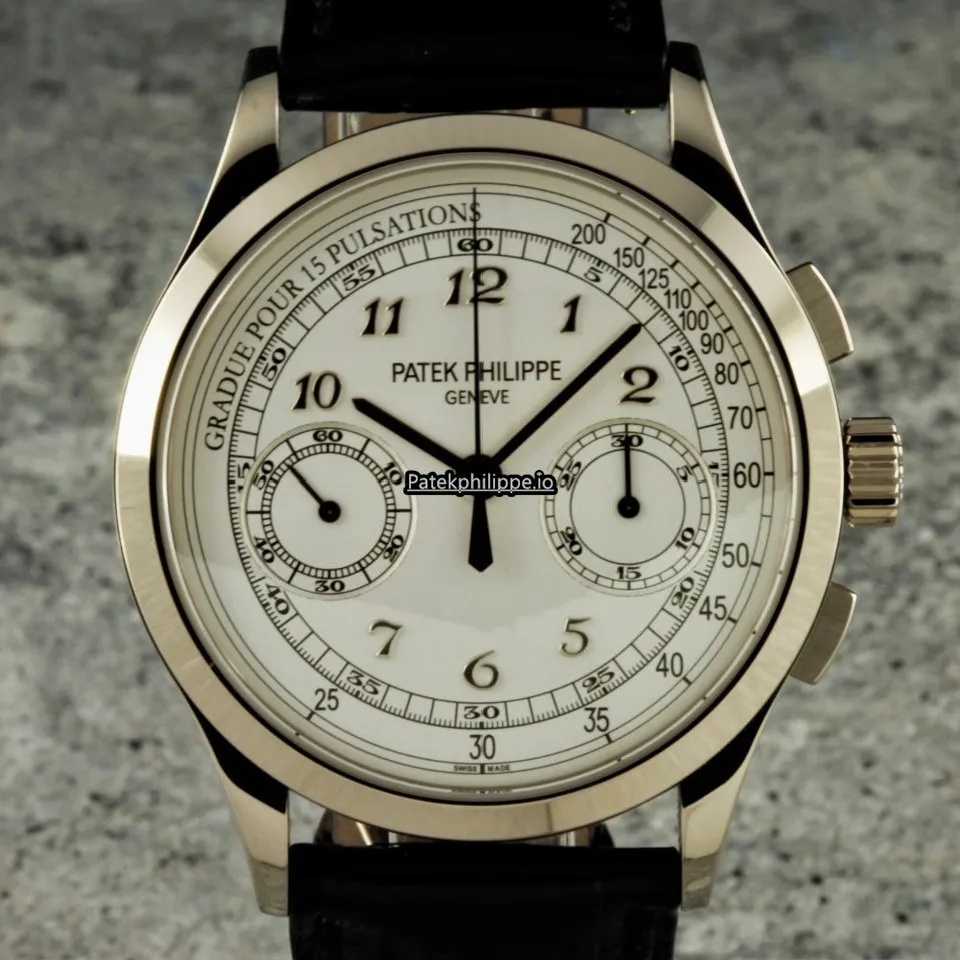 Patek Philippe Chronograph 5170g-001 39MM White Gold Case Manual Winding