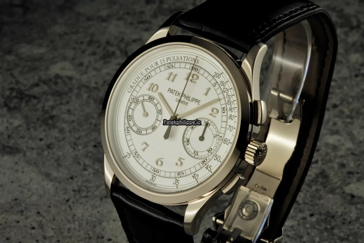 Alternative view of Patek Philippe Chronograph 5170g-001 39MM White Gold Case Manual Winding