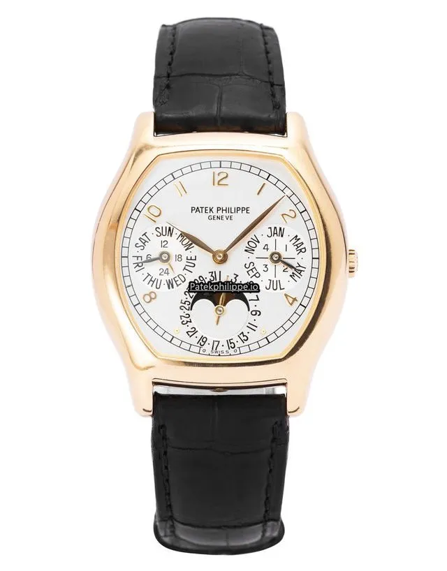Alternative view of Patek Philippe Perpetual Calendar 5940j-001 35MM Yellow Gold Case Automatic