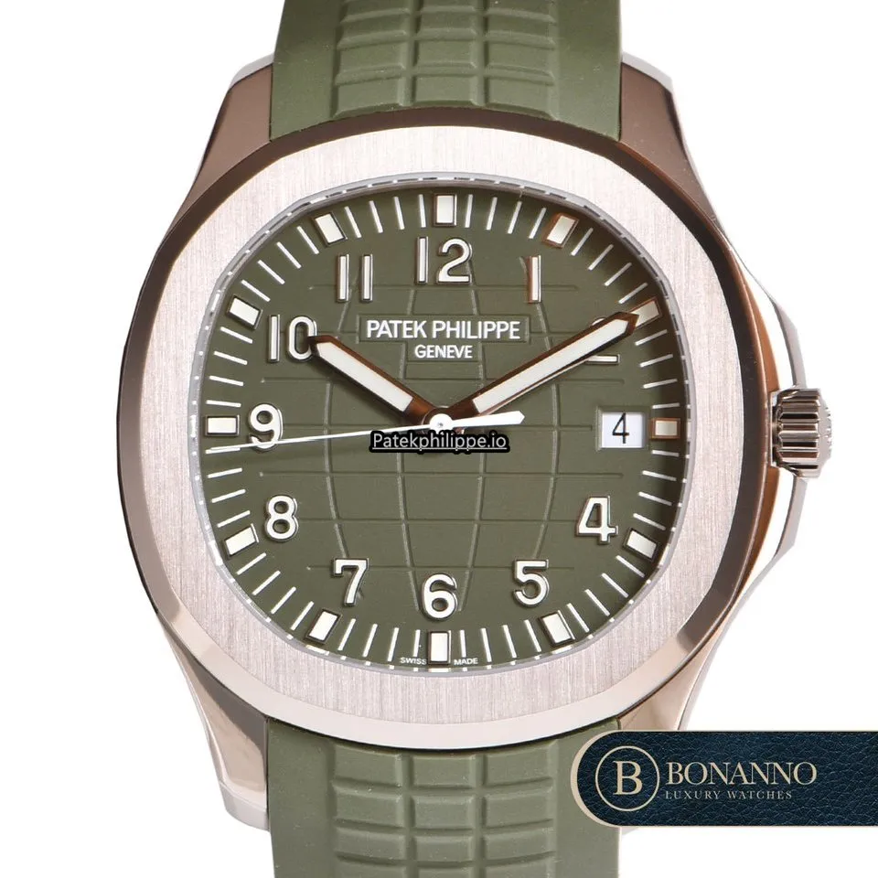 Patek Philippe Aquanaut 5168g-010 42.2MM White Gold Case Automatic