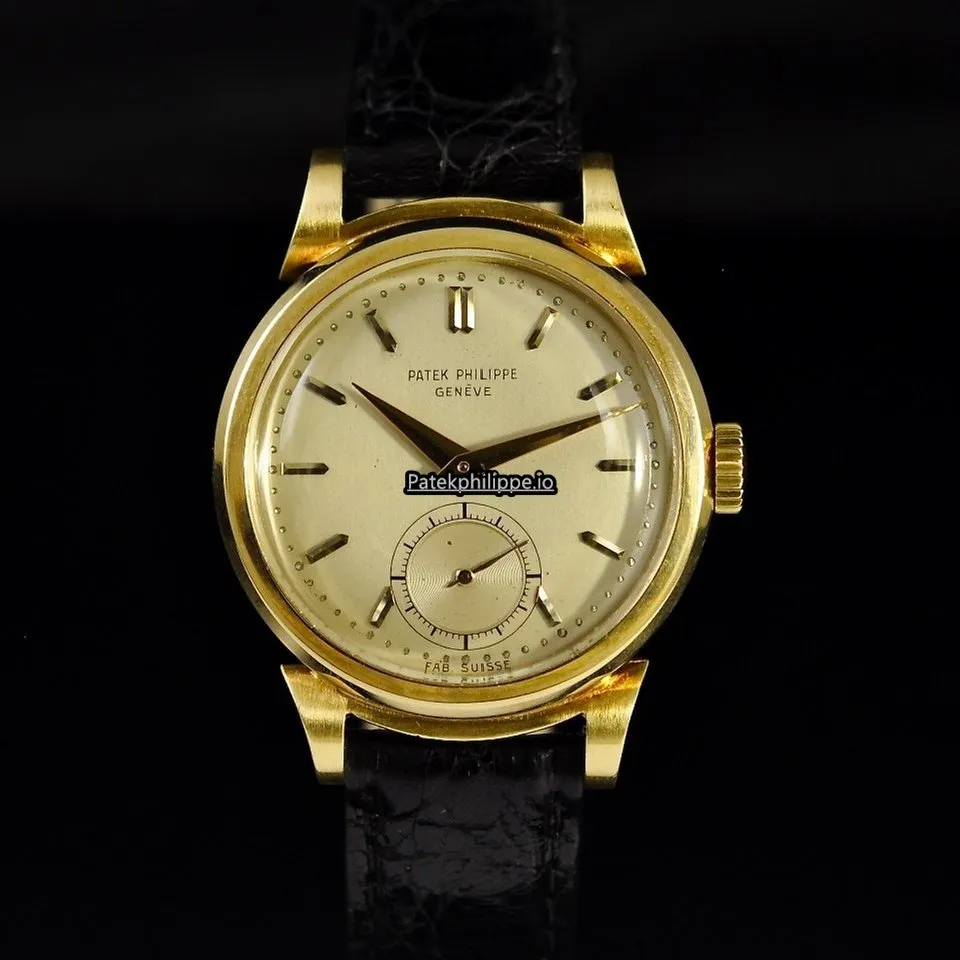 Patek Philippe Calatrava 1491 34MM Yellow Gold Case Manual Winding