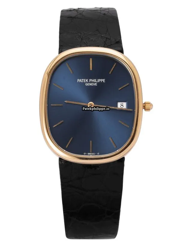 Alternative view of Patek Philippe Golden Ellipse 3747 30MM Yellow Gold Case Quartz