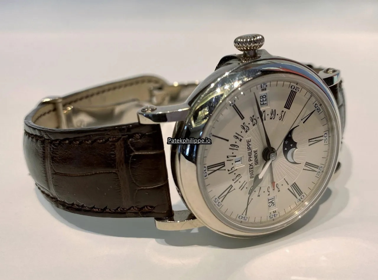 Alternative view of Patek Philippe Perpetual Calendar 5159g-001 38MM White Gold Case Automatic
