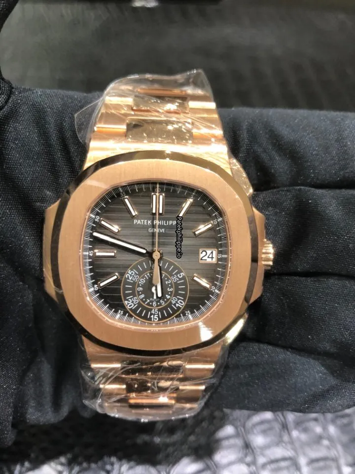 Patek Philippe Nautilus 5980/1r-001 40.5MM Rose Gold Case Automatic