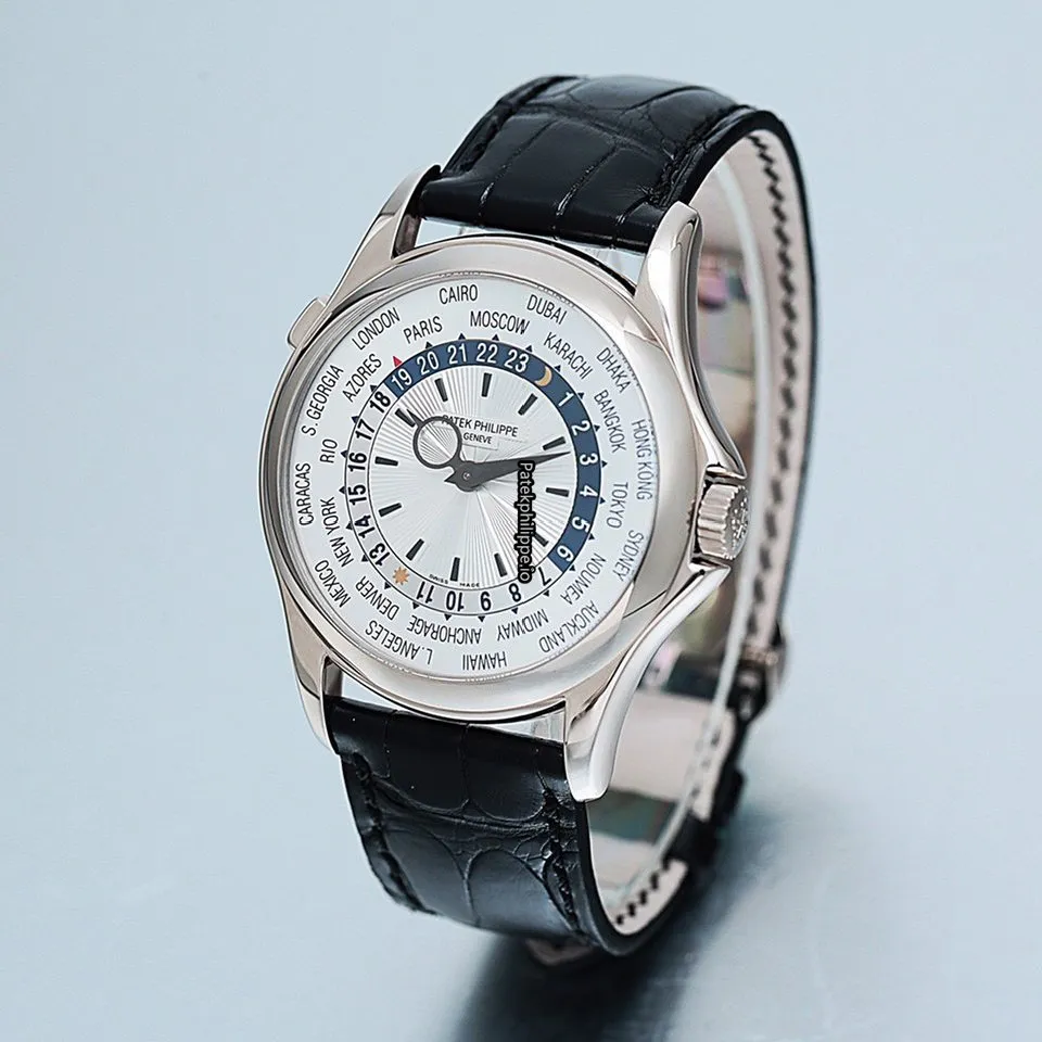 Alternative view of Patek Philippe Complications 5130g-001 39.5MM White Gold Case Automatic Movement