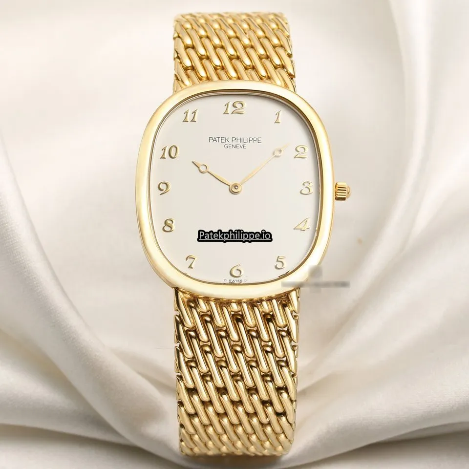 Patek Philippe Golden Ellipse 3738/118 31MM Yellow Gold Case Automatic