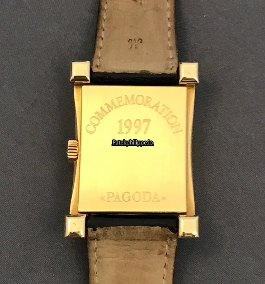 Alternative view of Patek Philippe Pagoda 5500j-001 40x29MM Yellow Gold Case Manual Winding
