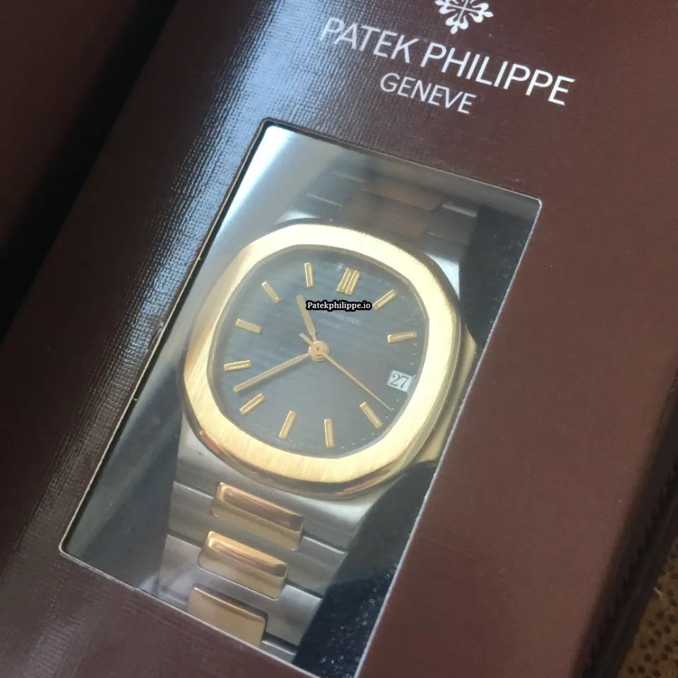 Alternative view of Patek Philippe Nautilus Jan-00 37MM Gold/steel Case Automatic