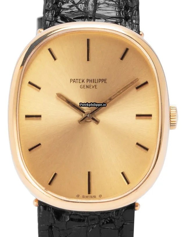 Patek Philippe Golden Ellipse 3648 27MM Yellow Gold Case Manual Winding