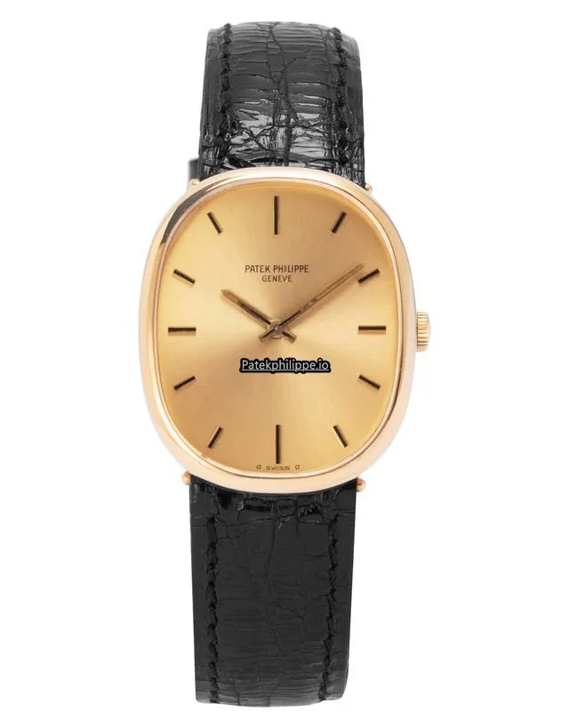 Alternative view of Patek Philippe Golden Ellipse 3648 27MM Yellow Gold Case Manual Winding