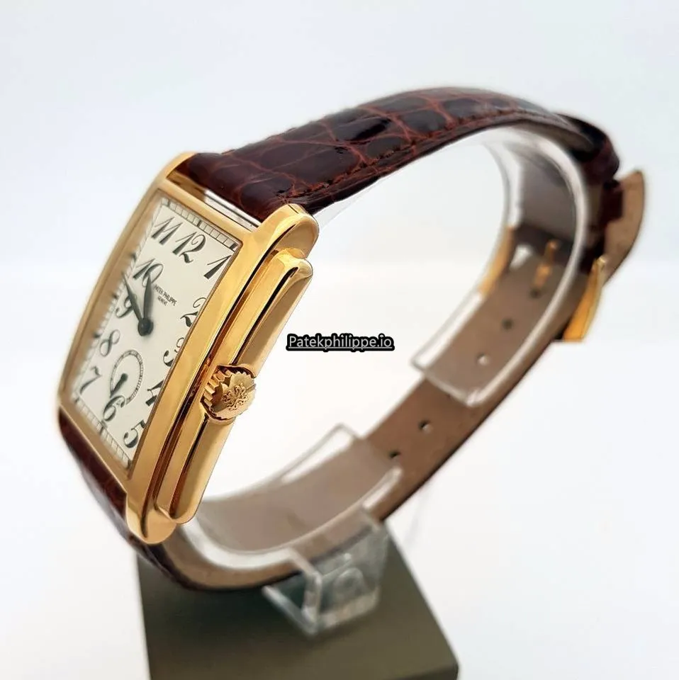 Alternative view of Patek Philippe Gondolo 5024j-001 30x37MM Yellow Gold Case Manual Winding