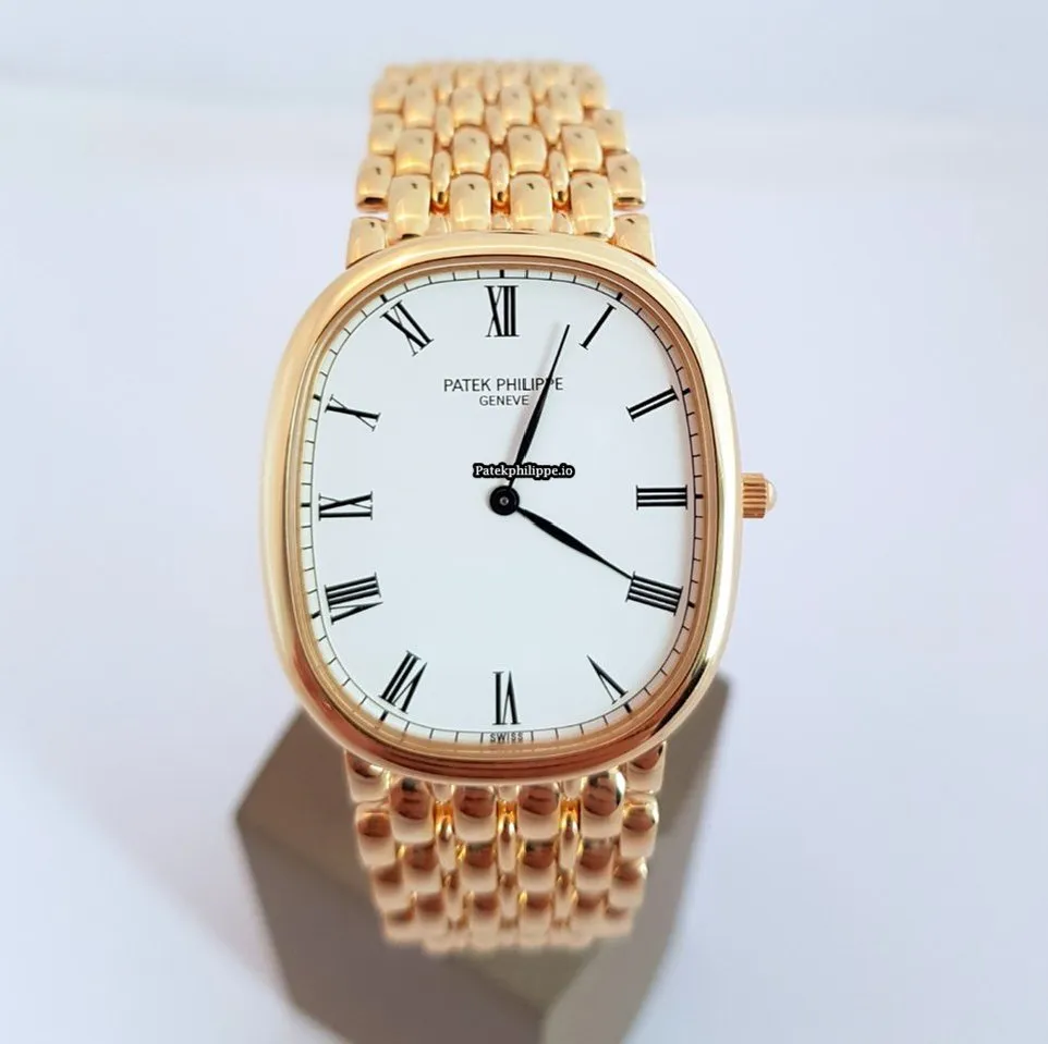 Patek Philippe Golden Ellipse 3738 31MM Yellow Gold Case Automatic