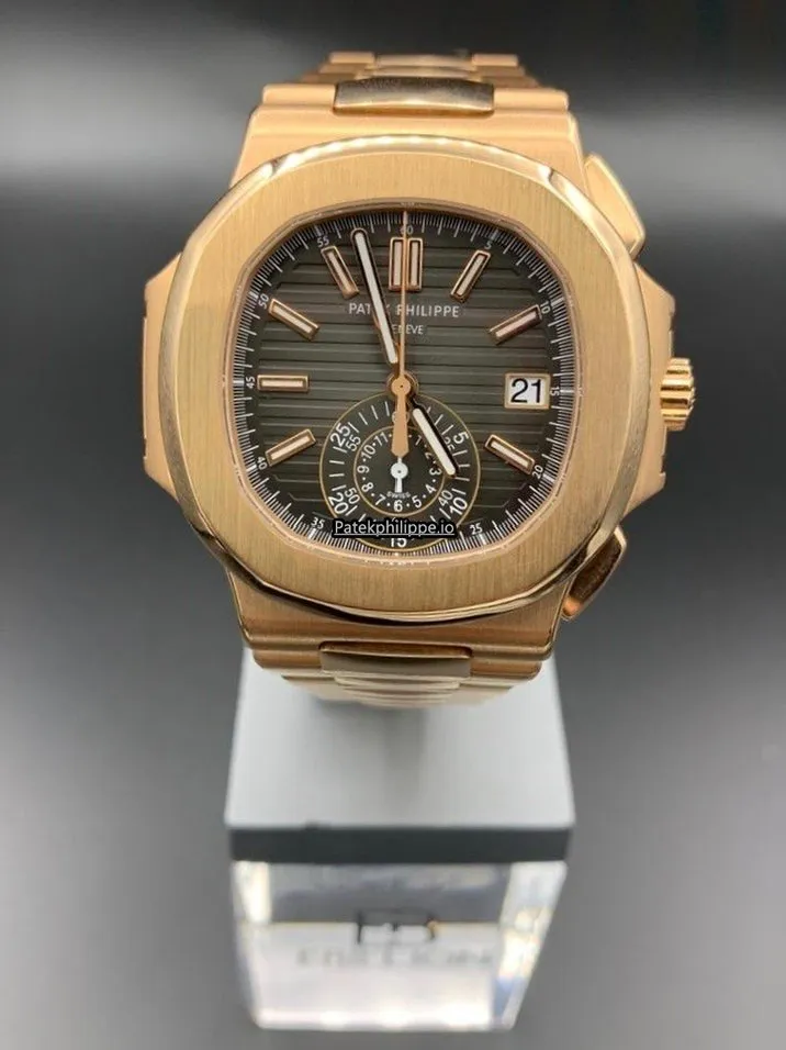 Patek Philippe Nautilus 5980/1r 40.5MM Rose Gold Case Automatic