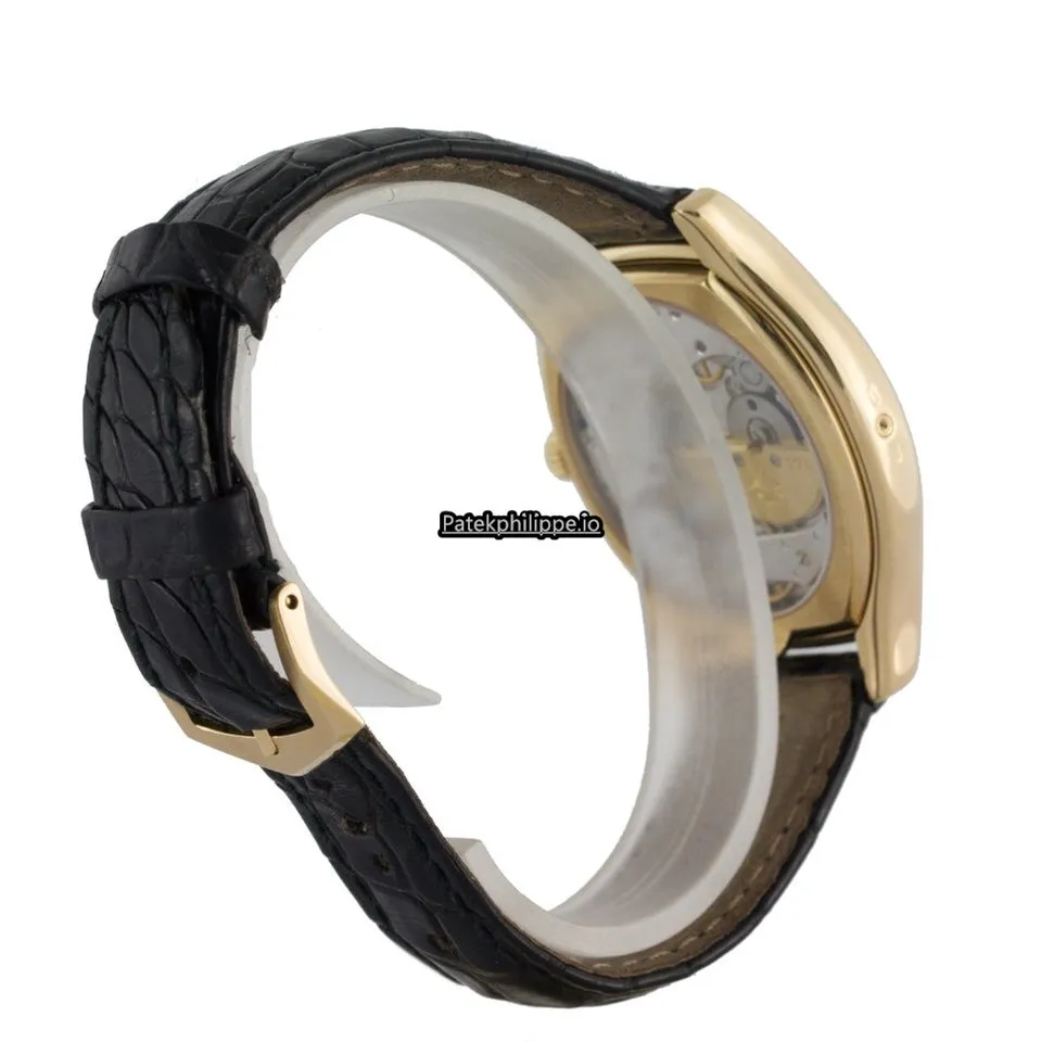 Alternative view of Patek Philippe Perpetual Calendar 5040 Yellow Gold Case Automatic