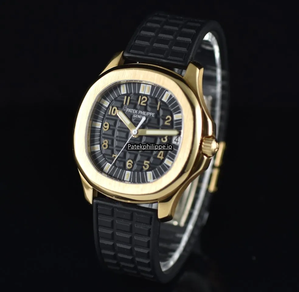 Alternative view of Patek Philippe Aquanaut 5065j-001 38MM Yellow Gold Case Automatic