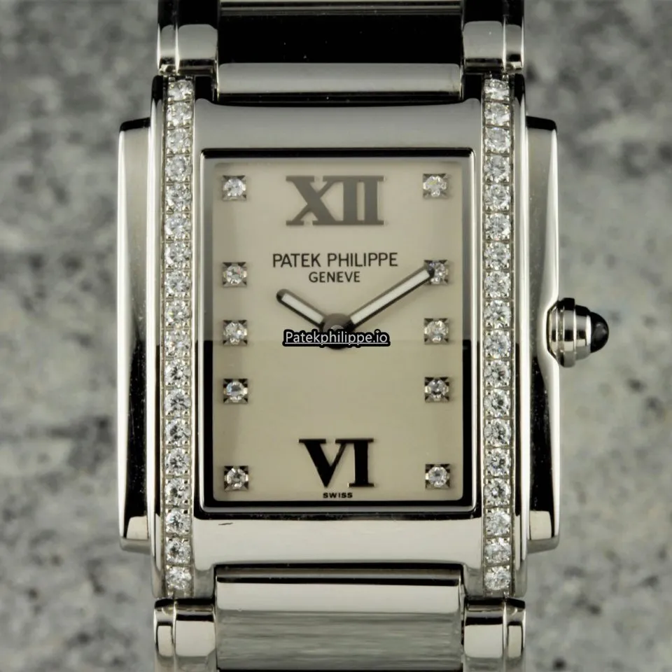 Patek Philippe Twenty-4 4910/10a-011 25x30MM Steel Case Quartz
