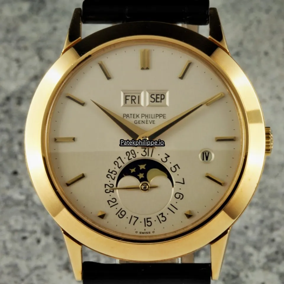 Patek Philippe Perpetual Calendar 3450j 37.5MM Yellow Gold Case Automatic