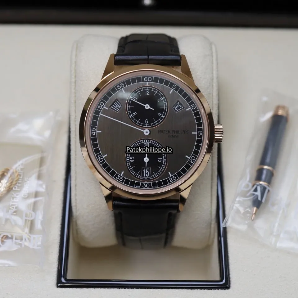 Alternative view of Patek Philippe Annual Calendar 5235/50r-001 40.5MM Rose Gold Case Automatic