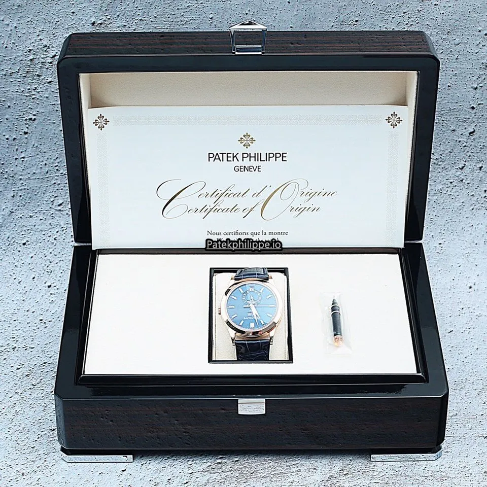 Alternative view of Patek Philippe Annual Calendar 5396r-014 38.5MM Rose Gold Case Automatic