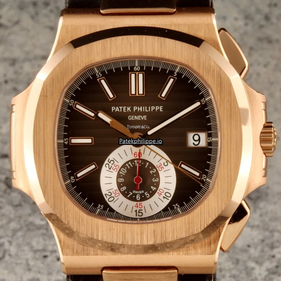 Patek Philippe Nautilus 5980r-001 40.5MM Rose Gold Case Automatic