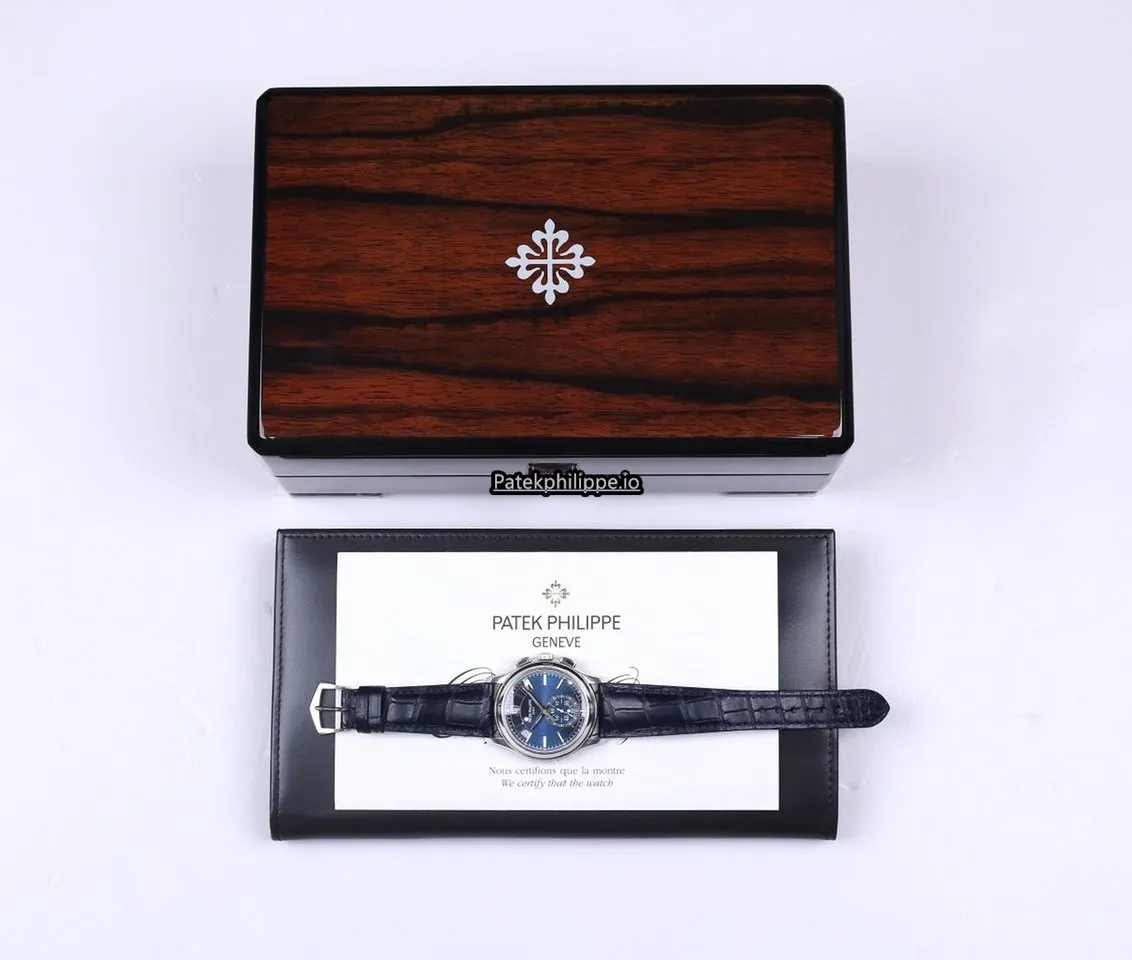 Alternative view of Patek Philippe Annual Calendar 5905p 42MM Platinum Case Automatic