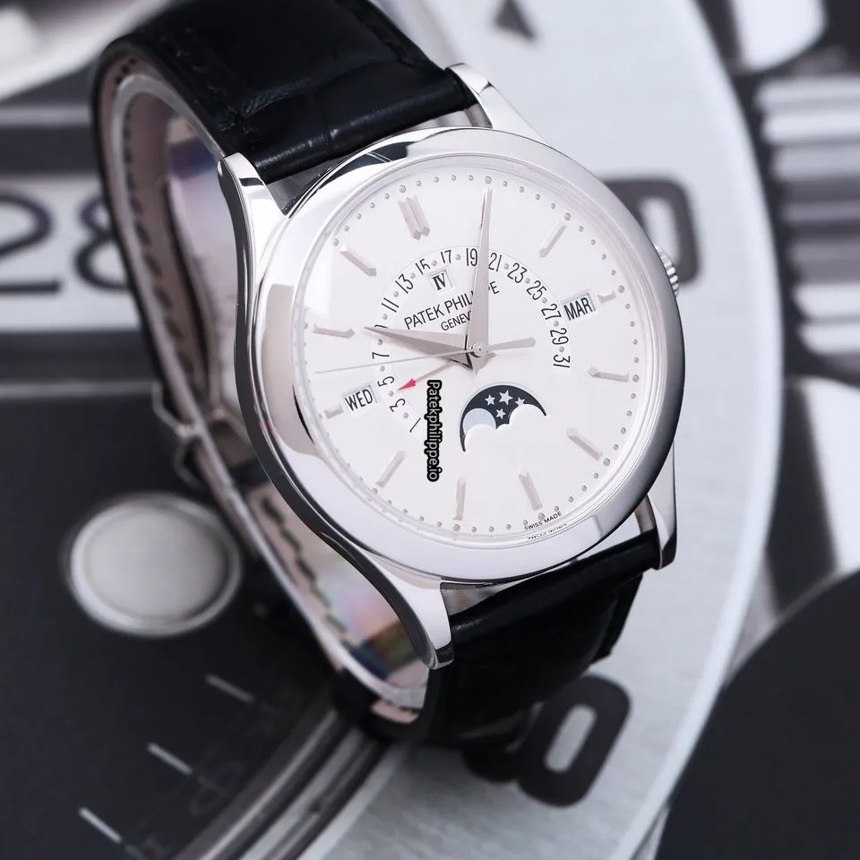 Alternative view of Patek Philippe Perpetual Calendar 5496p-001 39.5MM Platinum Case Automatic