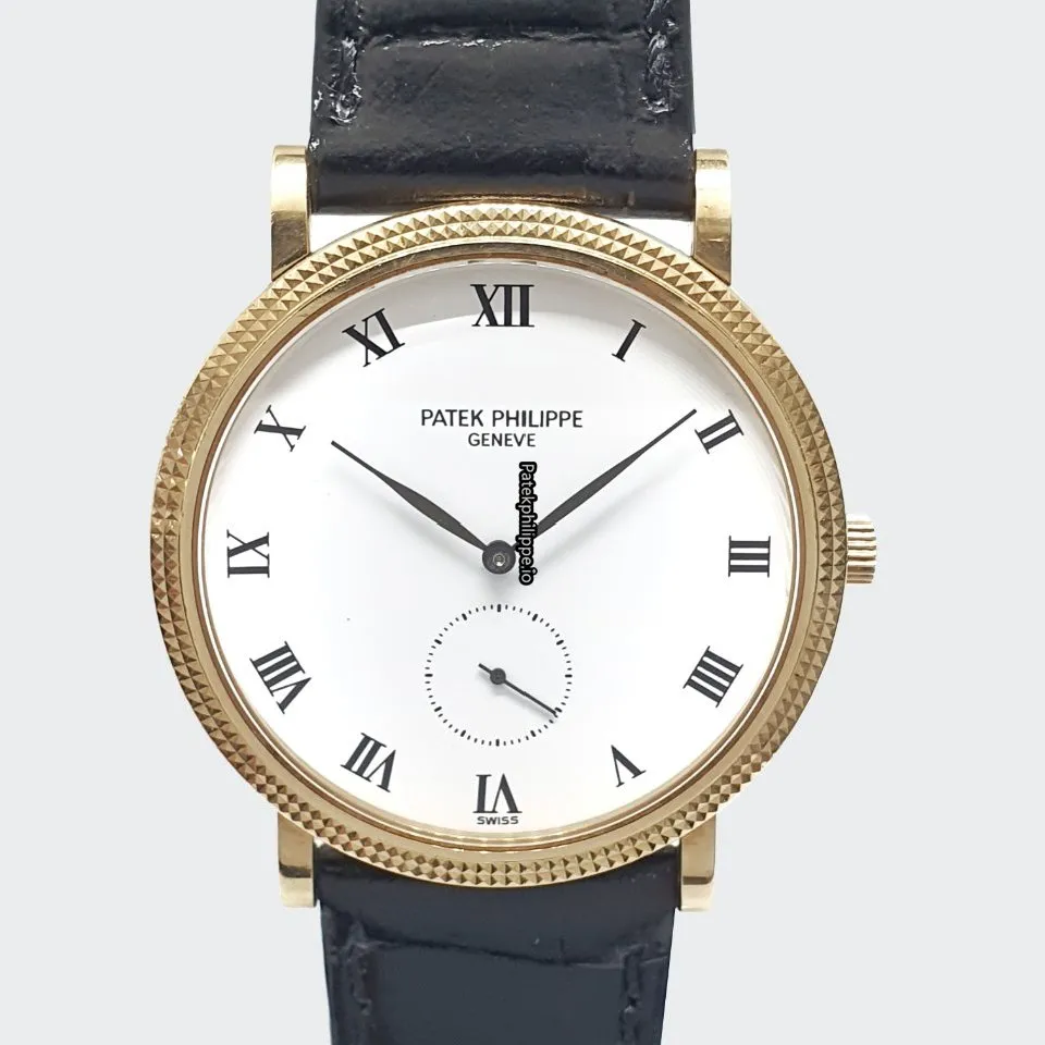 Patek Philippe Calatrava 3919 33MM Yellow Gold Case Manual Winding