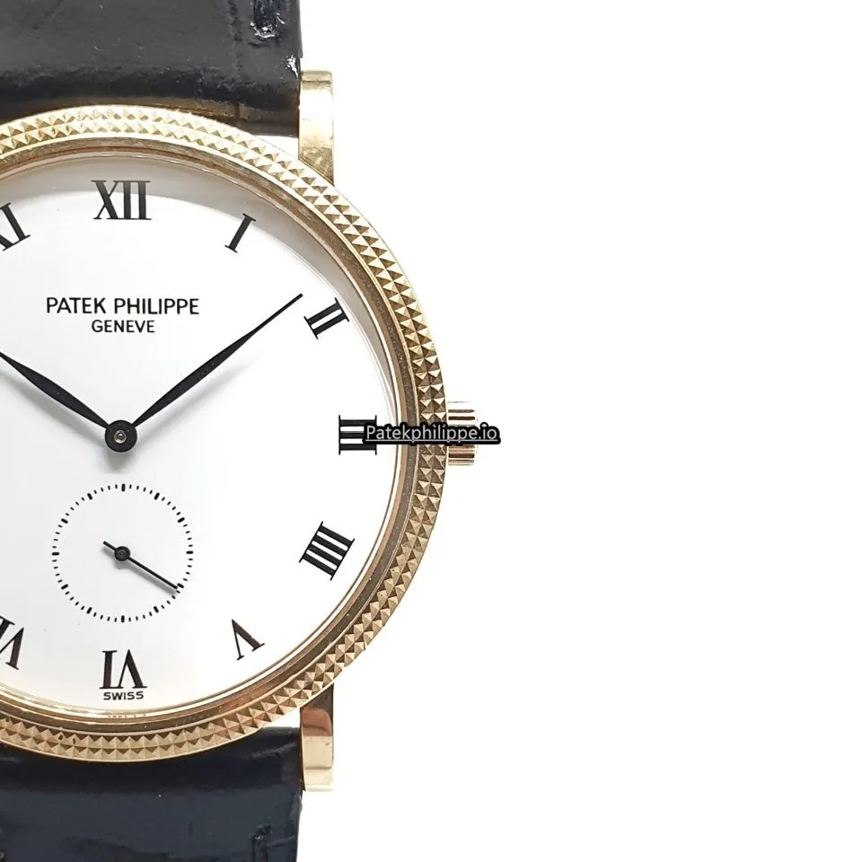 Alternative view of Patek Philippe Calatrava 3919 33MM Yellow Gold Case Manual Winding