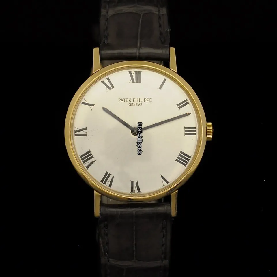 Patek Philippe Calatrava 3537 33MM Yellow Gold Case Manual Winding