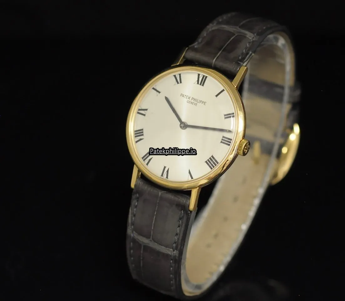 Alternative view of Patek Philippe Calatrava 3537 33MM Yellow Gold Case Manual Winding