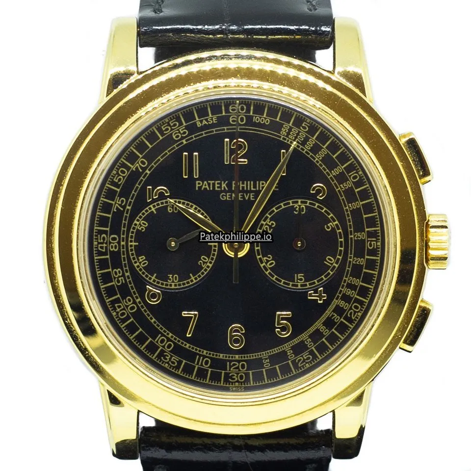 Patek Philippe Chronograph 5070j-001 42MM Yellow Gold Case Manual Winding