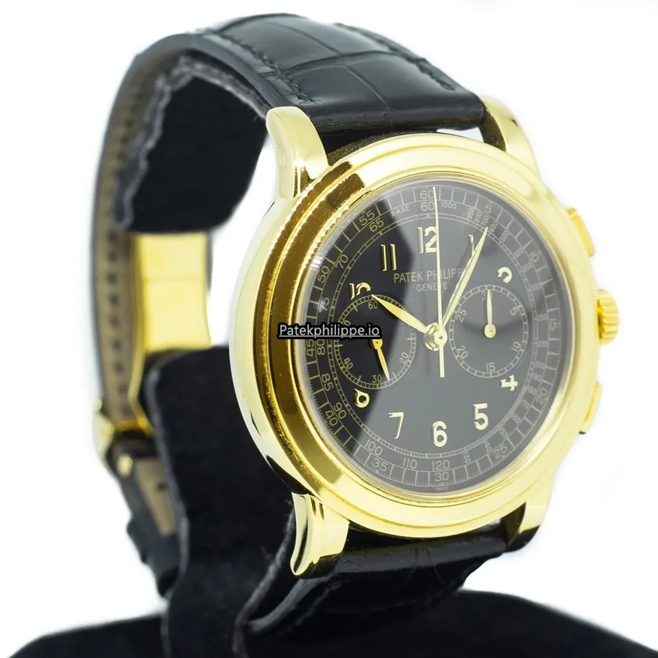 Alternative view of Patek Philippe Chronograph 5070j-001 42MM Yellow Gold Case Manual Winding