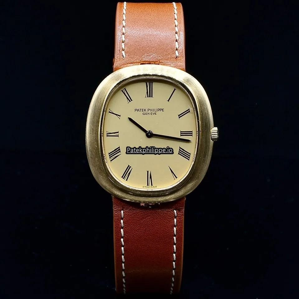 Patek Philippe Golden Ellipse 3589 33x36MM Yellow Gold Case Automatic