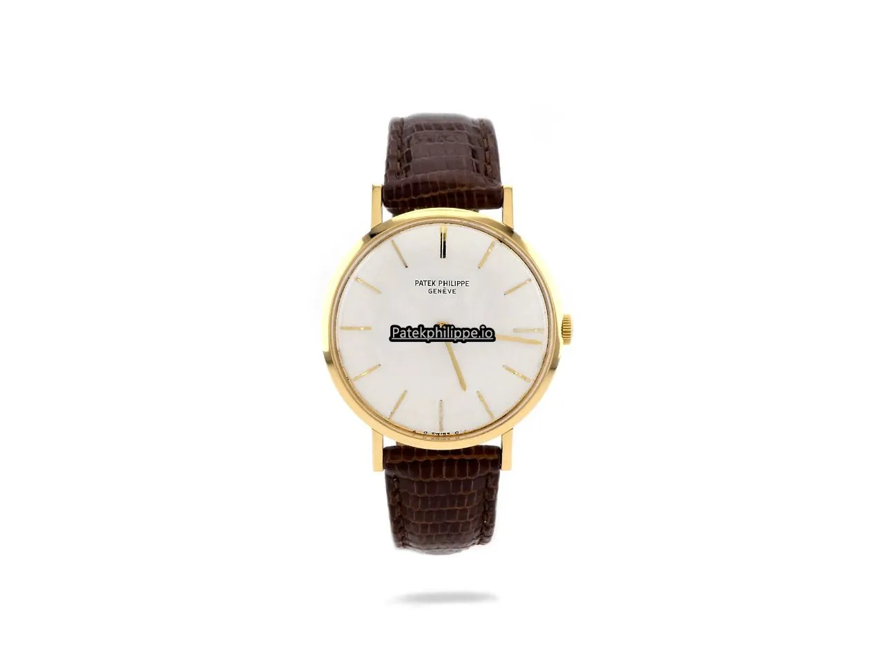 Patek Philippe Calatrava 3537 33MM Yellow Gold Case Manual Winding