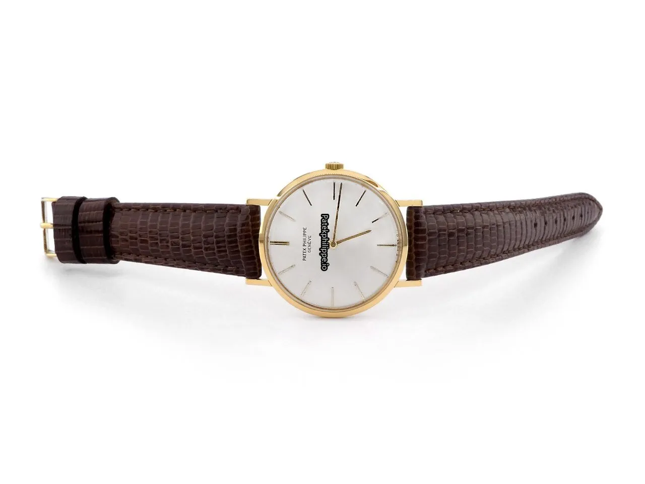 Alternative view of Patek Philippe Calatrava 3537 33MM Yellow Gold Case Manual Winding