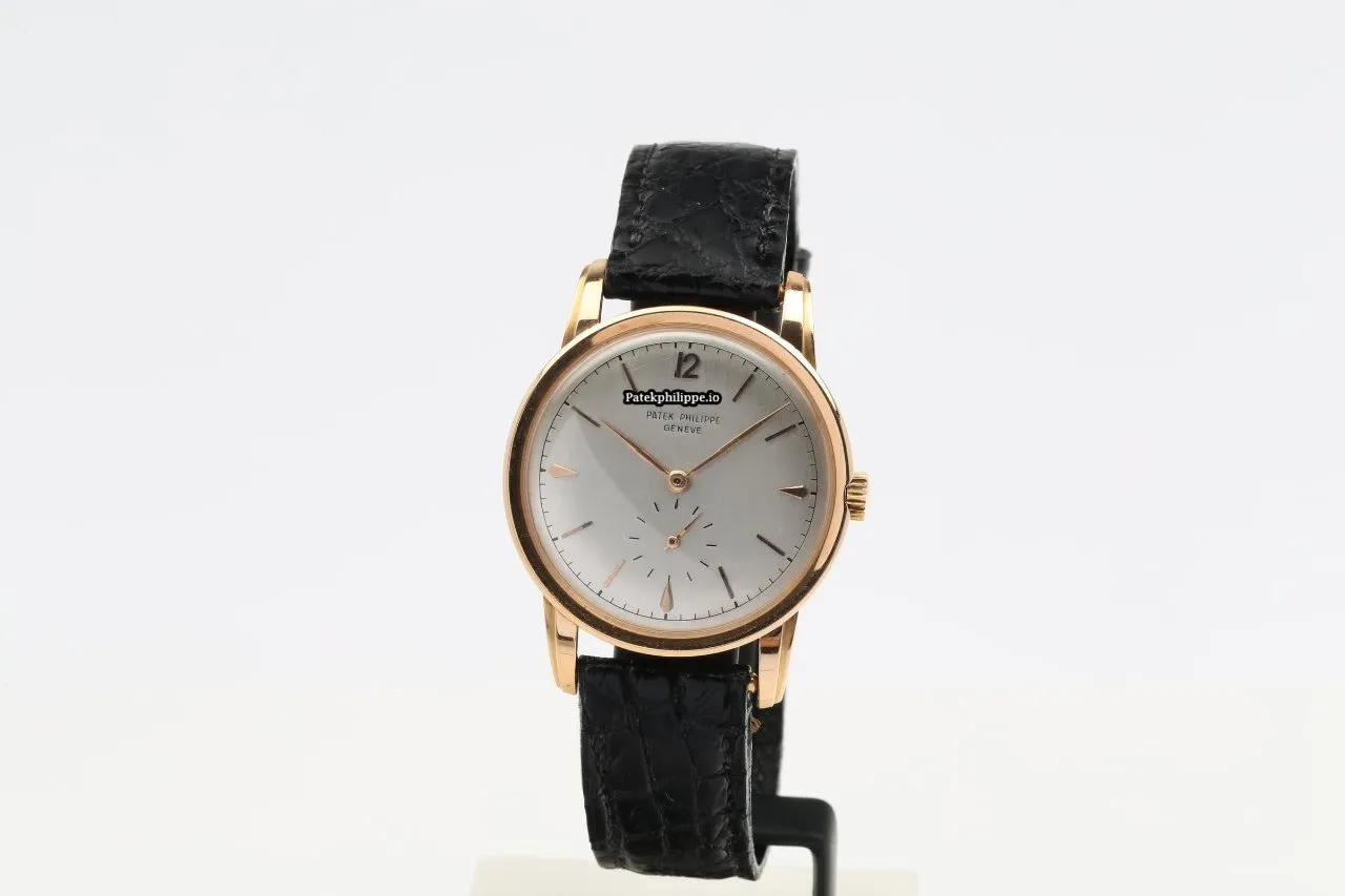 Patek Philippe Calatrava 2452 35MM Rose Gold Case Manual Winding