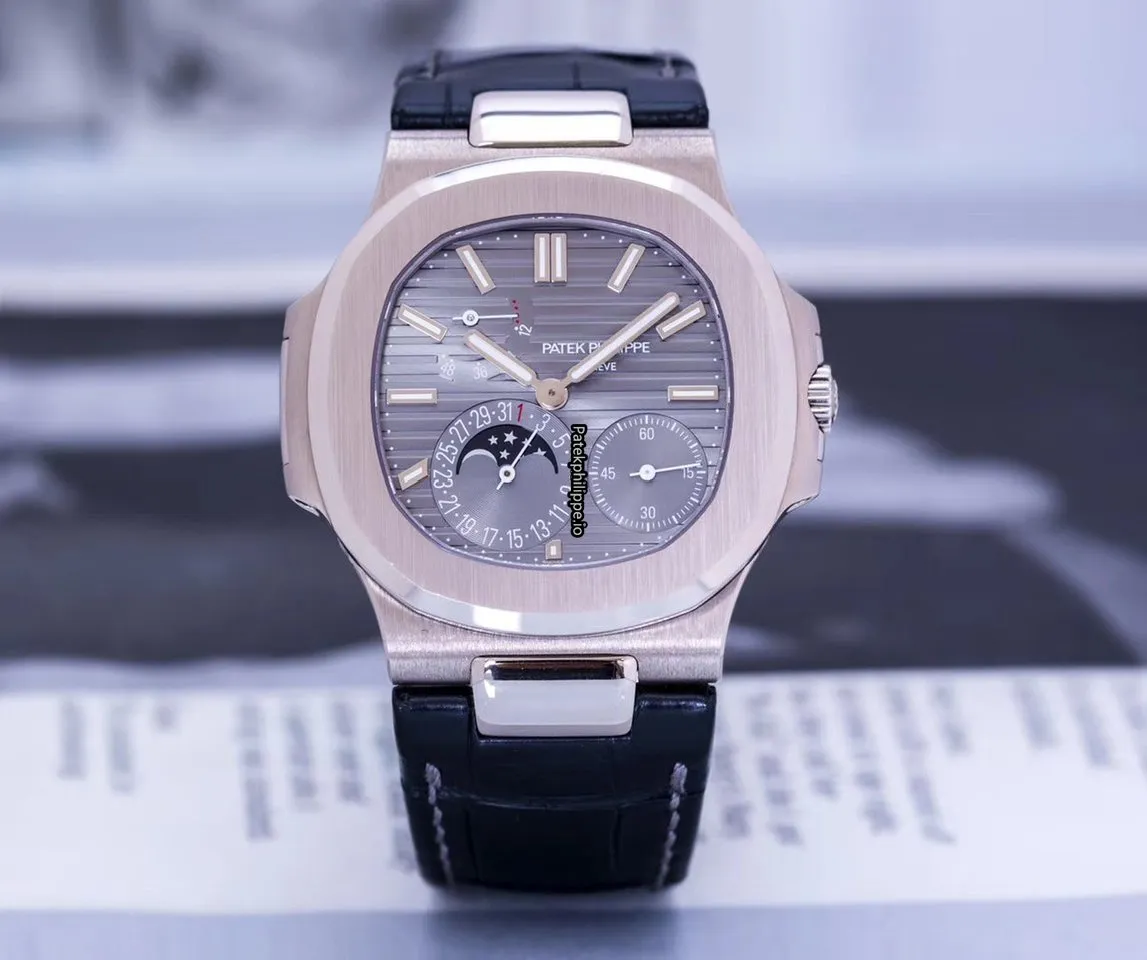Patek Philippe Nautilus 5712g 40MM White Gold Case Automatic