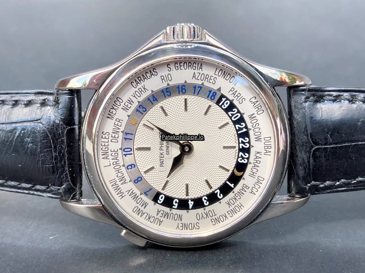 Alternative view of Patek Philippe Complications White Gold Case Automatic
