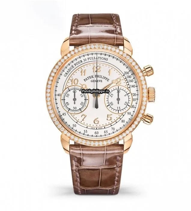 Patek Philippe Chronograph 7150/250r-001 38MM Rose Gold Case Manual Winding