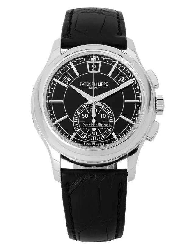 Alternative view of Patek Philippe Annual Calendar 5905p-010 42MM Platinum Case Automatic