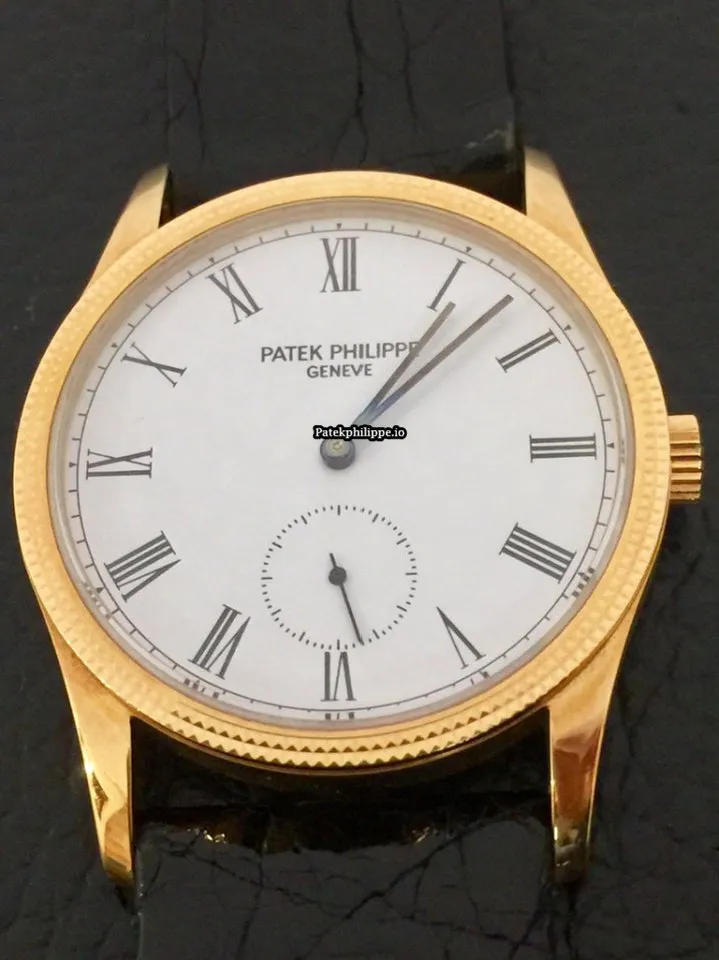 Patek Philippe Calatrava 3796d 31MM Yellow Gold Case Manual Winding