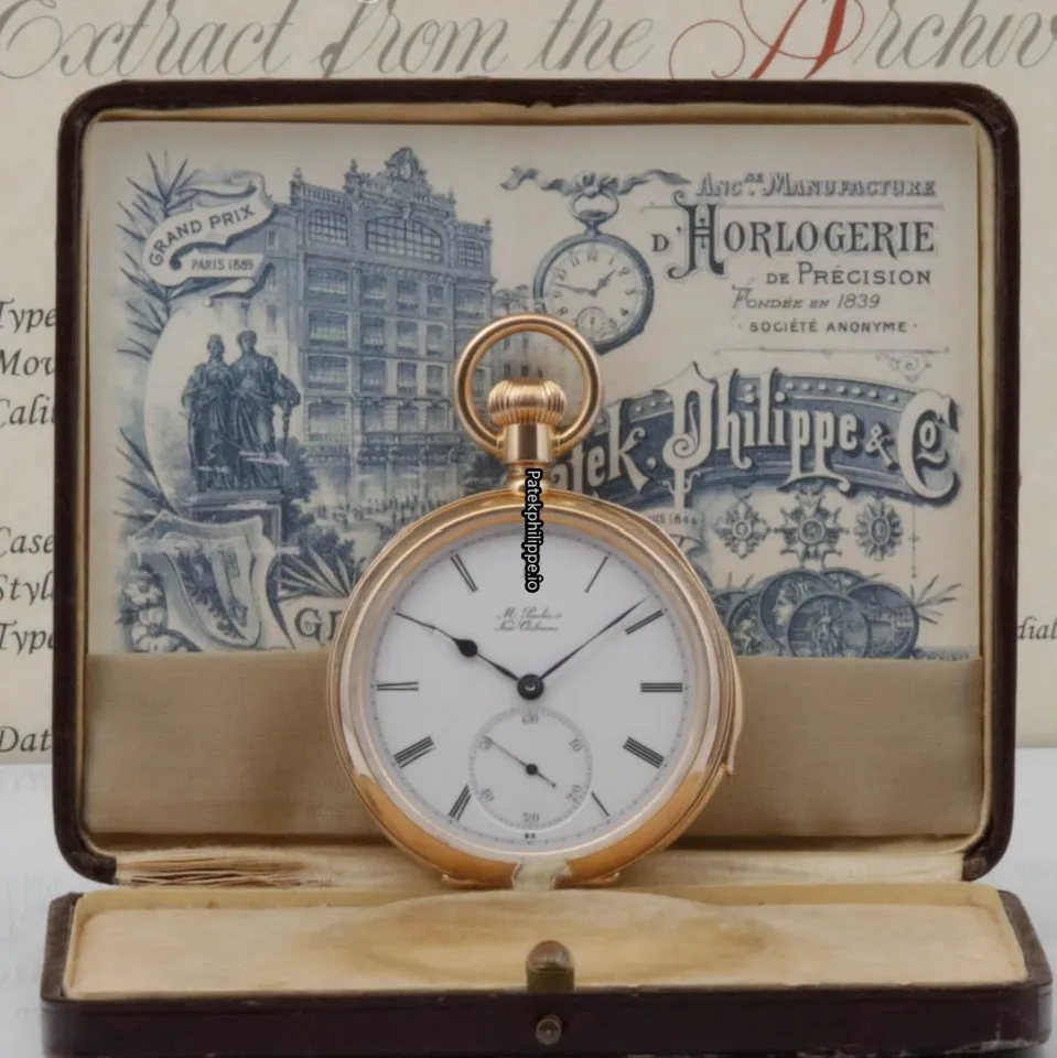 Patek Philippe Minute Repeater 53MM Red Gold Case Manual Winding