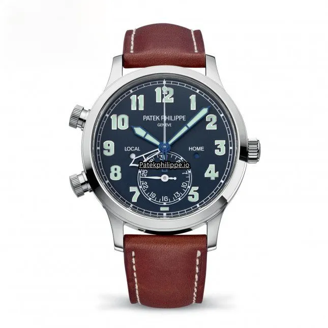 Patek Philippe Travel Time 5524g-001 42MM White Gold Case Automatic