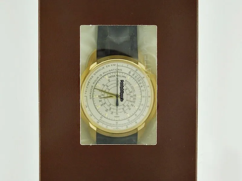 Alternative view of Patek Philippe Chronograph 5975j-001 40MM Yellow Gold Case Automatic