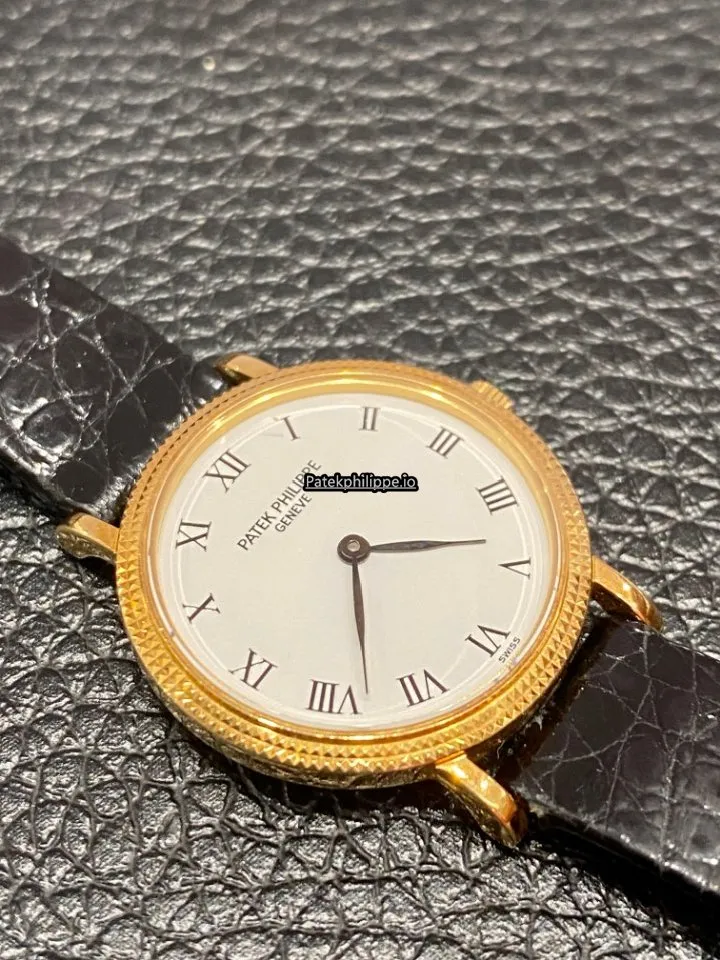 Patek Philippe Calatrava 4819 25MM Yellow Gold Case Quartz